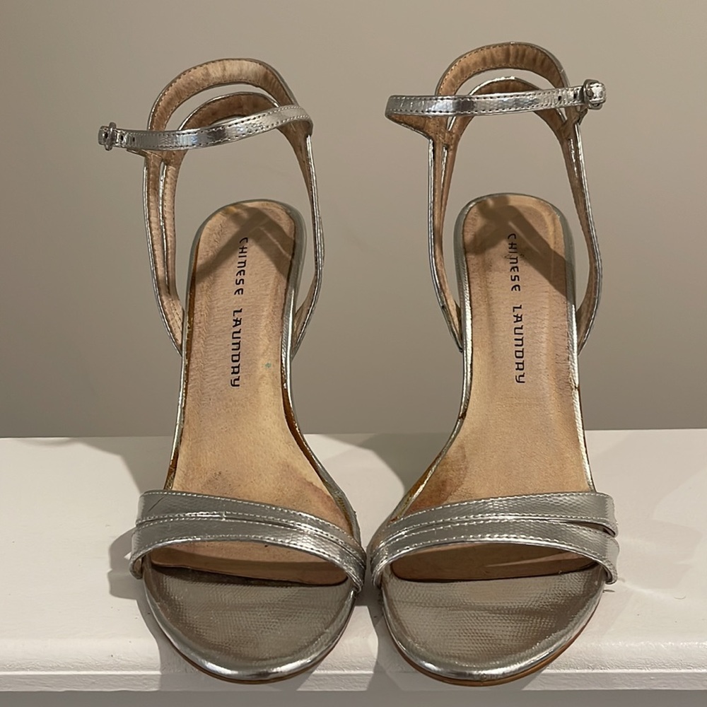 Chinese Laundry Silver Heels